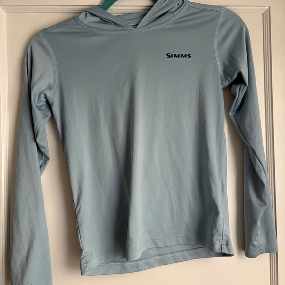 Simms Kids Light Blue Graphic Hoodie - Picture 3 of 6